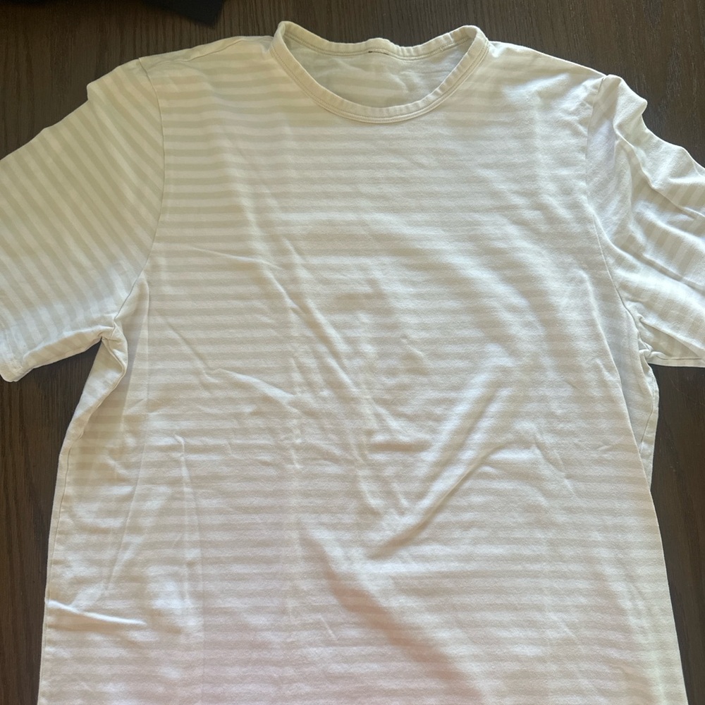 Lululemon Men’s striped cotton tee
